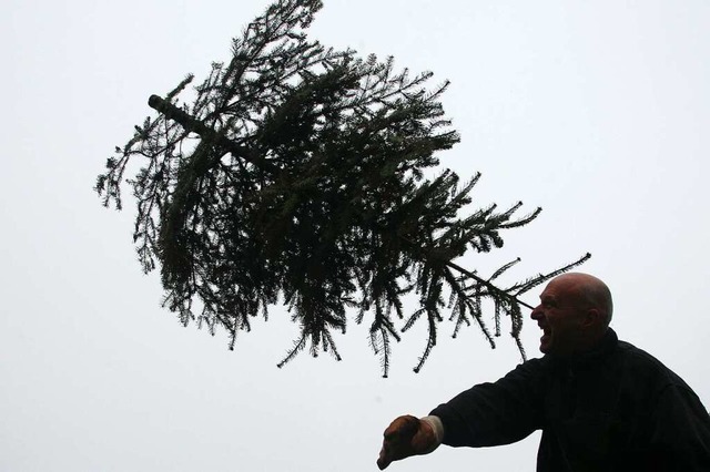 Die Abfallwirtschaft des Landkreises h...n Christbaumsammlungen knftig heraus.  | Foto: Karl-Josef Hildenbrand