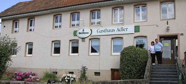 Ein stattliches Gebude ist das Gastha...in Oberalpfen in der Talbachstrae 1.   | Foto:  Manfred Dinort