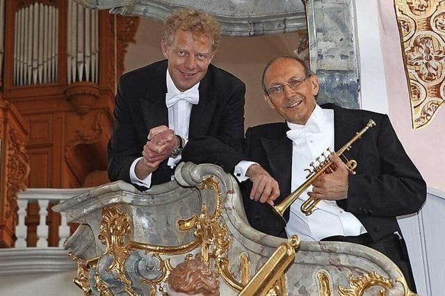 Bernhard Kratzer und Paul Theis geben eine festliche Trompetengala in Ettenheimmünster