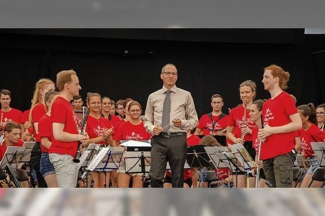 Das Projektorchester des BDB-Musikcamp zeigt sein Abschlusskonzert in Freiburg