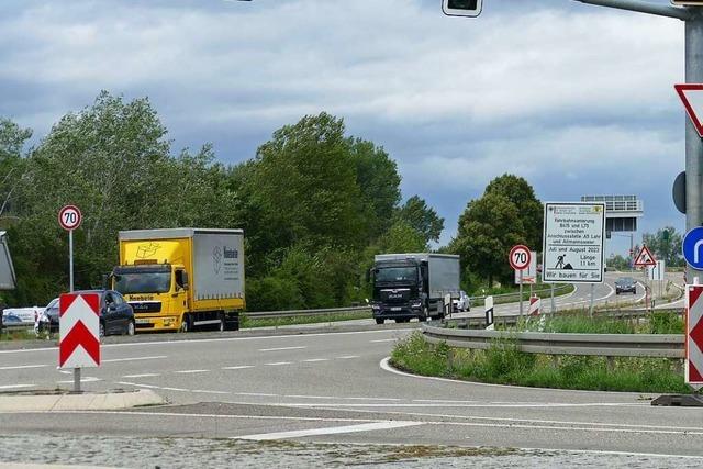 Die Arbeiten am Autobahnzubringer Lahr liegen im Zeitplan