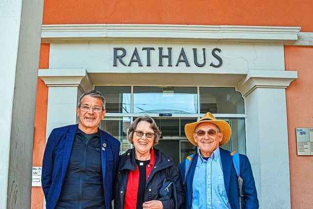 Das Ehepaar Marx auf den Spuren der Kehler Vorfahren