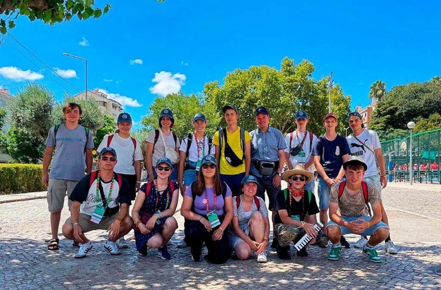 Zum Weltjugendtag in Portugal machen s...r Kirchengemeinde Bonndorf-Wutach auf.  | Foto: Fabian Schneider