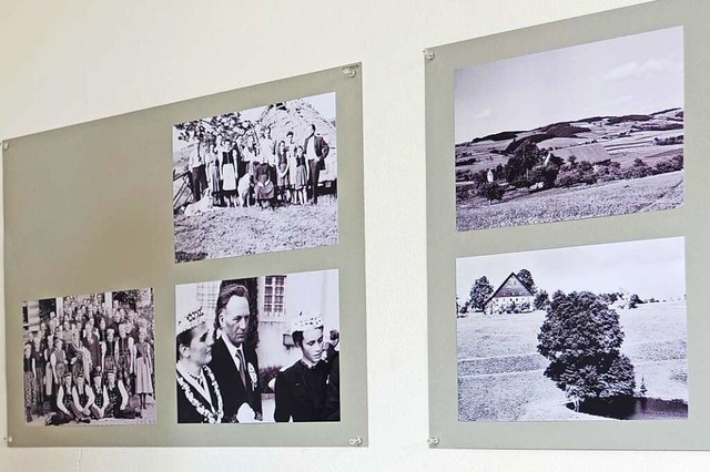 Historische Fotos aus dem Nachlass von...im Pfarrheim in St. Peter ausgestellt.  | Foto: Anton Schuler