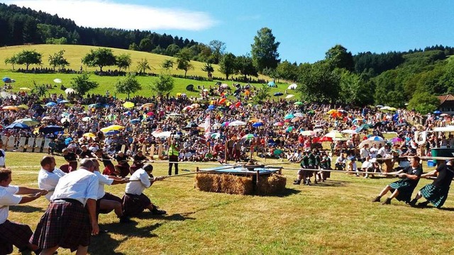 Die Highland-Games in Prinzbach sind ein beliebtes Spektakel.  | Foto: Musikverein Prinzbach