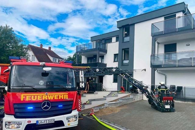 Vier Verletzte bei Wohnhausbrand in der Schopfheimer Amalienstrae