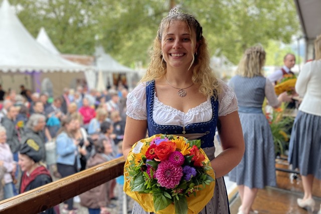 Lucia Winterhalter ist  die neue Bereichsweinprinzessin im Markgrflerland.  | Foto: Frank Schoch