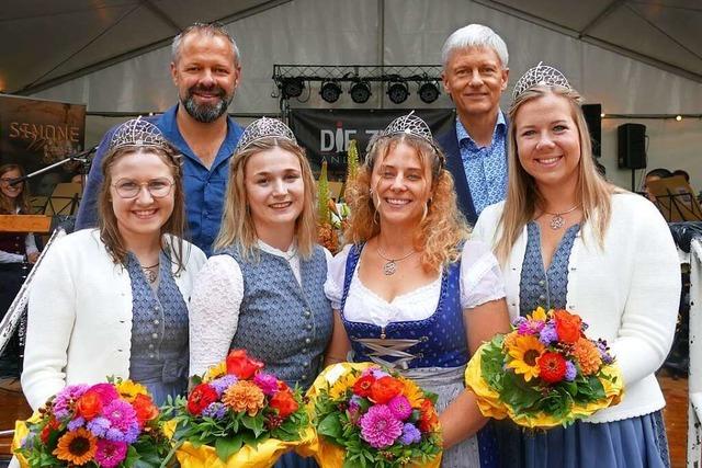 Neue Weinprinzessin erffnet 67. Markgrfler Weinfest in Staufen