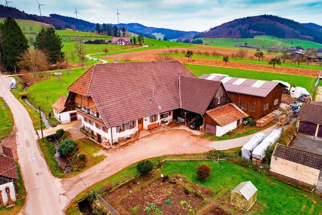 Seit 1833 steht das Hofgebude an dies...em Gelnde des heutigen Kindergartens.  | Foto: Matthias Weniger