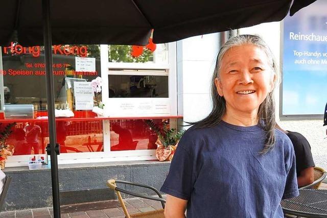Frau Chu vom Lrracher Imbiss Hong Kong kocht nur noch daheim
