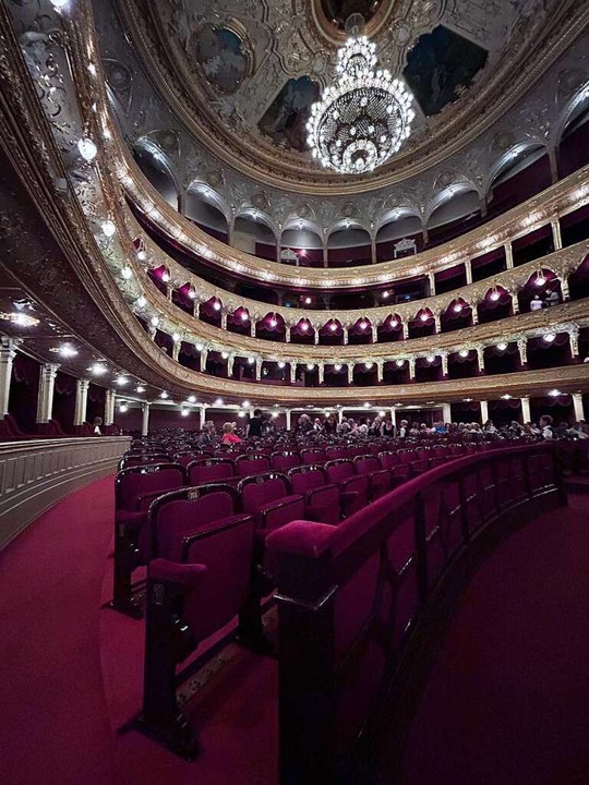 Blick ins prachtvolle Innere des Opernhauses  | Foto: Paul Gäbler