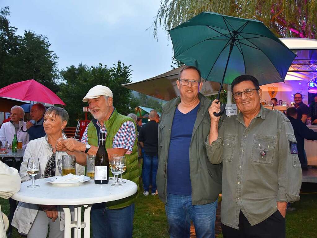 Trotz Regen hatten die Feiernden in Wildtal Spa.