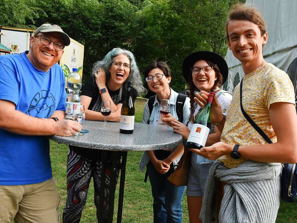 Trotz Regen hatten die Feiernden in Wildtal Spa.