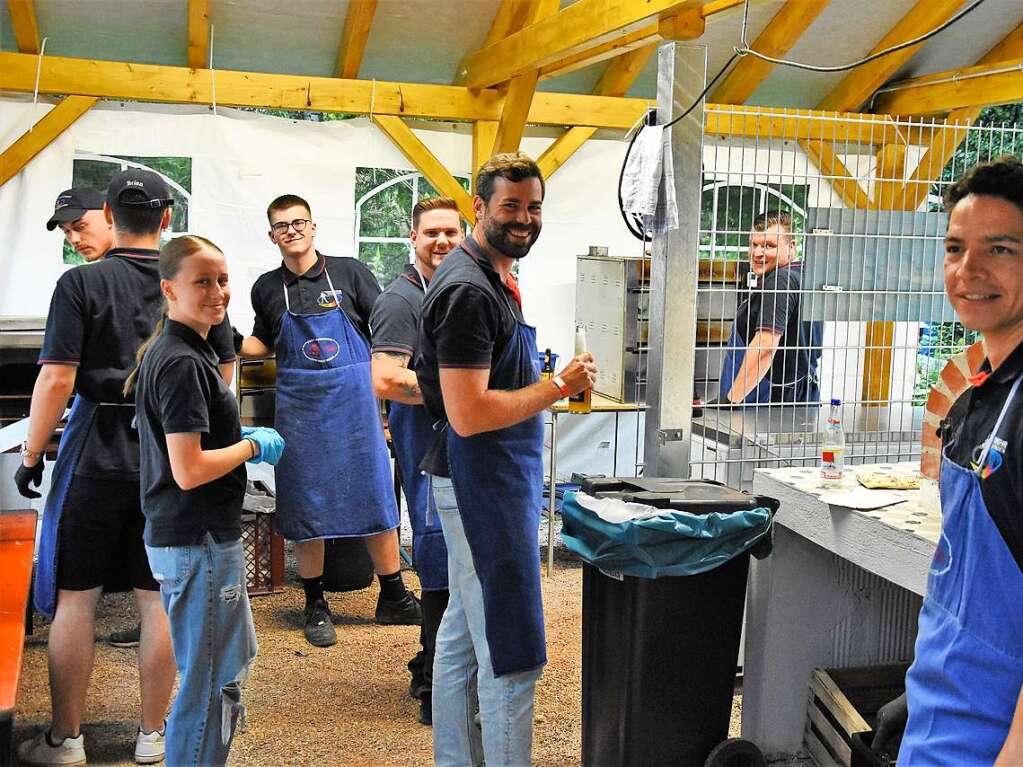 Trotz Regen hatten die Feiernden in Wildtal Spa.