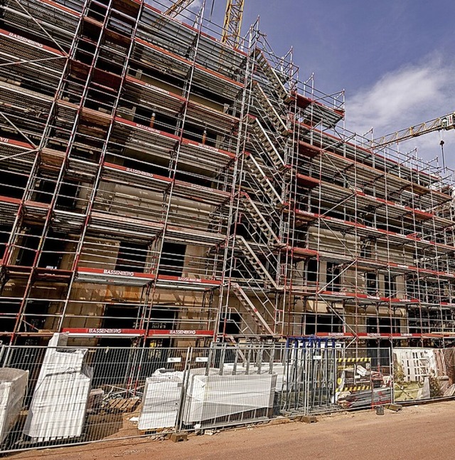 In der Bundesrepublik ist der Wohnungsbedarf hoch.  | Foto: Axel Heimken (dpa)