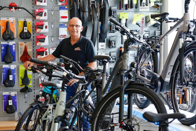 Mein Fahrradh�ndler und ich