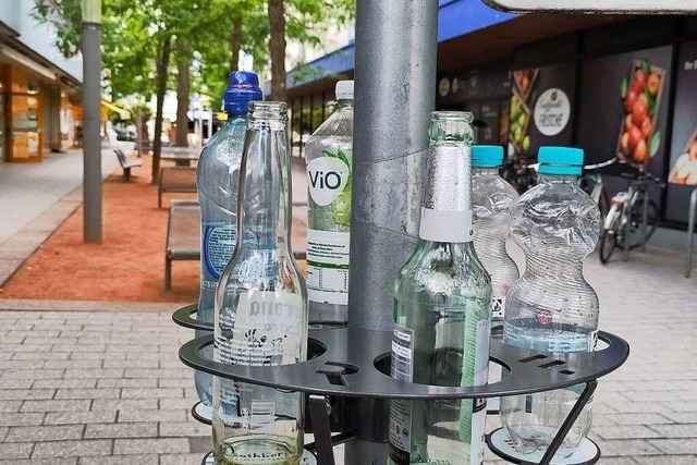 Pfandringe sollen in Weil am Rhein beim Sammeln helfen