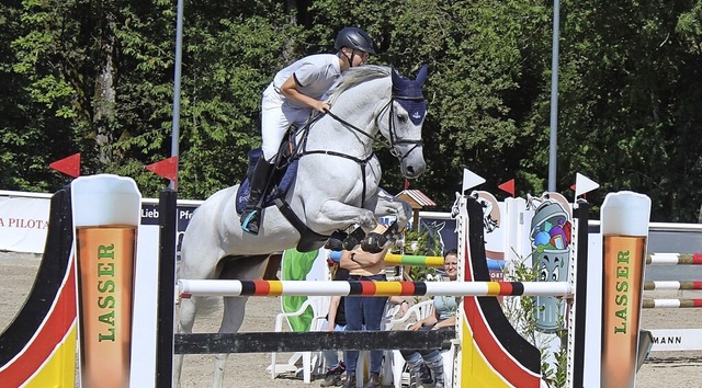 Auch der Nachwuchs zeigte in Schopfheim starken Reitsport  | Foto: Ralph Lacher