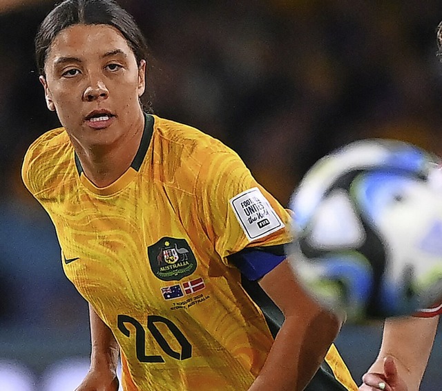 Die Australierin Sam Kerr  | Foto: FRANCK FIFE (AFP)