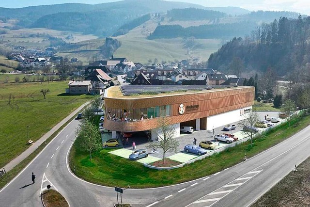 So knnte der neue Supermarkt in Oberr...ume sind voll&#8220;, sagt eine Frau.  | Foto: Rothweiler + Frber Architekten GmbH