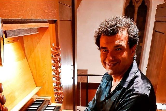 Organist Paolo Oreni entfacht ein konzertantes Klanggewitter in der Stiftskirche