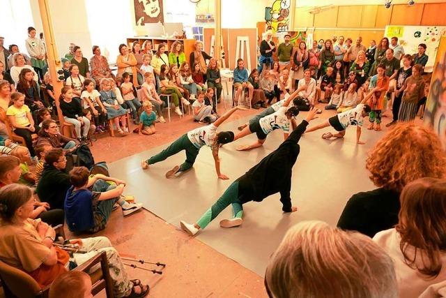 Malen, tanzen, nhen, sprayen: Sommerkunstwoche geht zu Ende