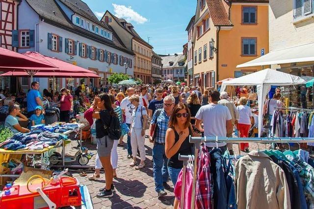 Die Ettenheimer Altstadt wird zum Flohmarkt