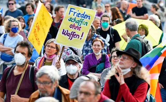 Friedensbewegung in Freiburg  | Foto: Michael Bamberger