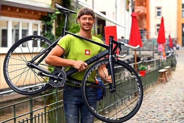 Ein Leben ohne Fahrrad – fr den Freiburger Moritz Duscheleit ist das undenkbar