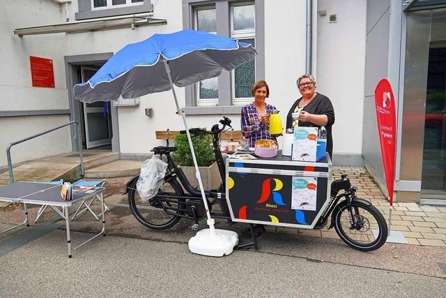 In Rheinfelden geht das Lastenrad Rhesi wieder auf Sommertour