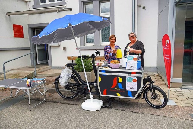 Das Lastenrad ist wieder unterwegs in Rheinfelden.  | Foto: Stadt Rheinfelden