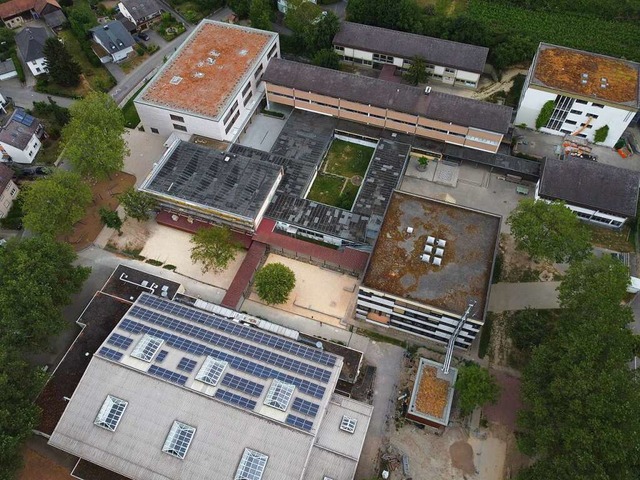 Die Lftungsanlage soll auf dem Dach der Realschule gebaut werden.  | Foto: Michael Saurer