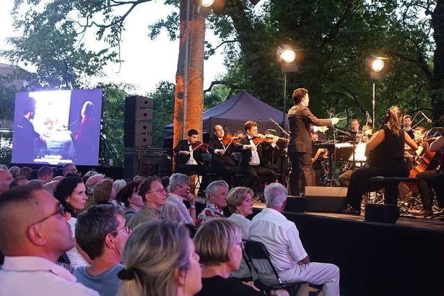 Laue Sommerabende mit Film- und Livemusik auf dem Rheinfelder Inseli