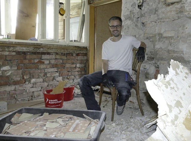 Julien Bender, ehemaliger sehr engagie... er durch einen Neubau ersetzen will.   | Foto: Sebastian Barthmes