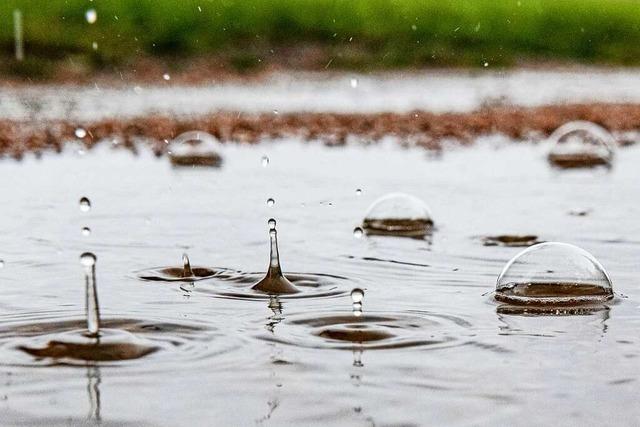 Regen im Juli bringt nur indirekte Vorteile fr das Grundwasser