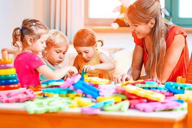 Kleine Kinder brauchen eine besonders ...och dafr fehlt zum Teil das Personal.  | Foto: bz