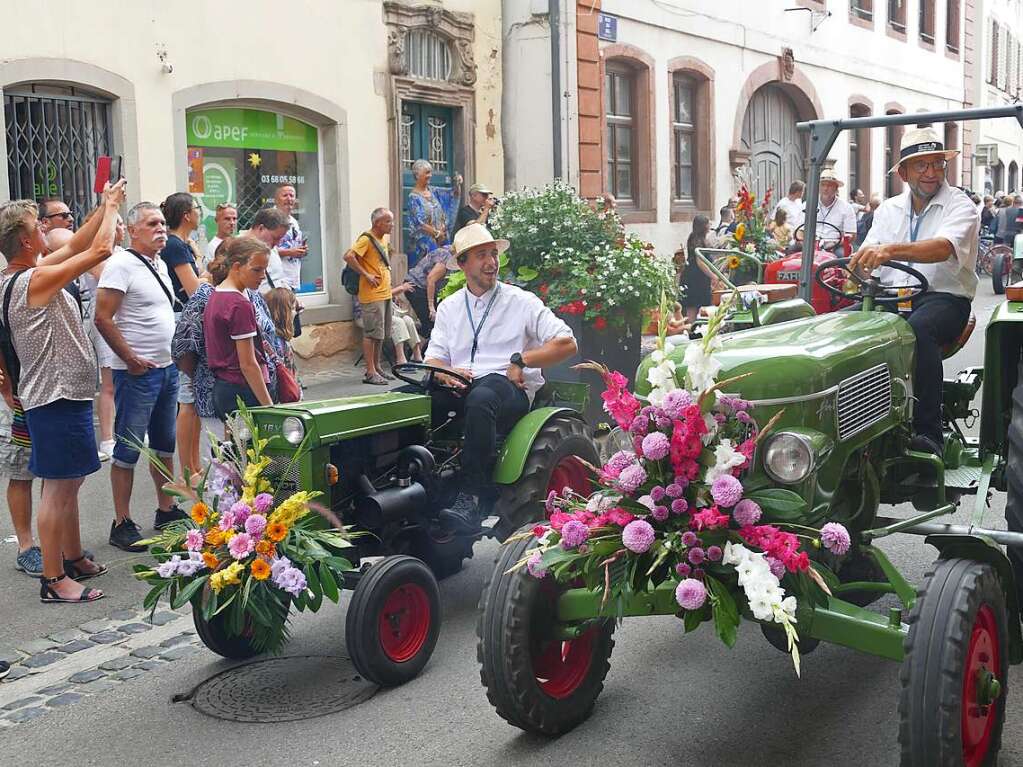 Impressionen vom Blumenkorso 2023 in Slestat