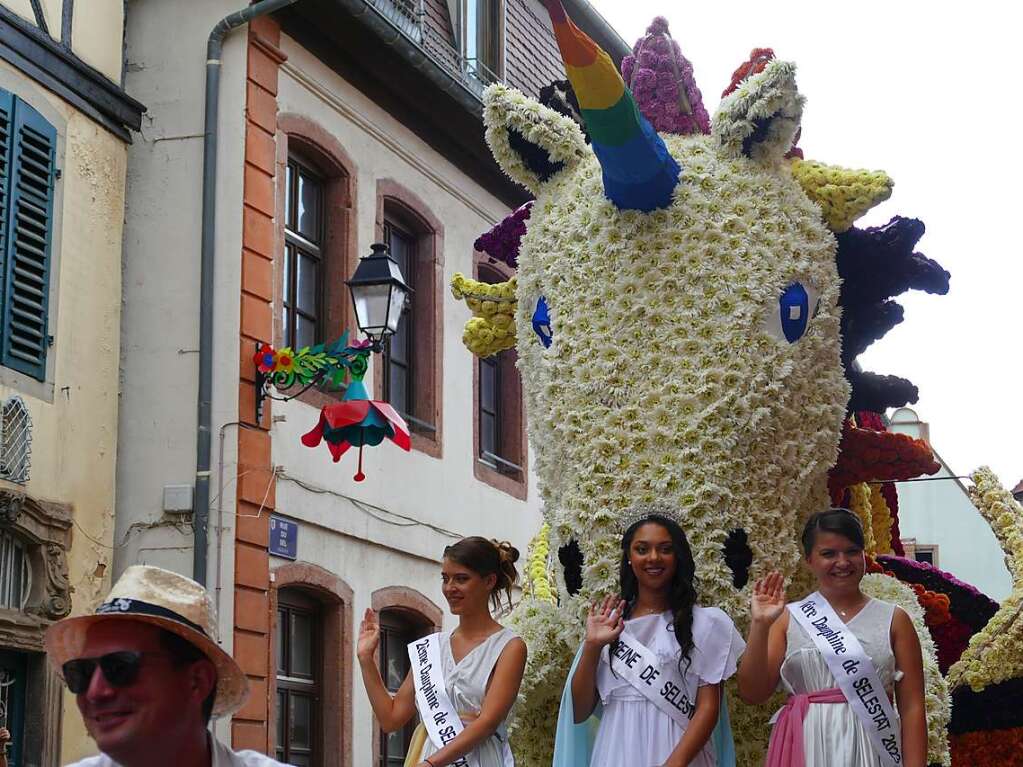 Impressionen vom Blumenkorso 2023 in Slestat