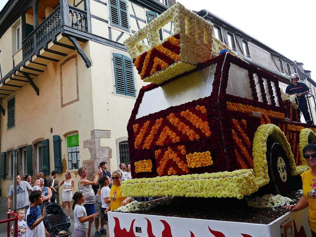 Impressionen vom Blumenkorso 2023 in Slestat