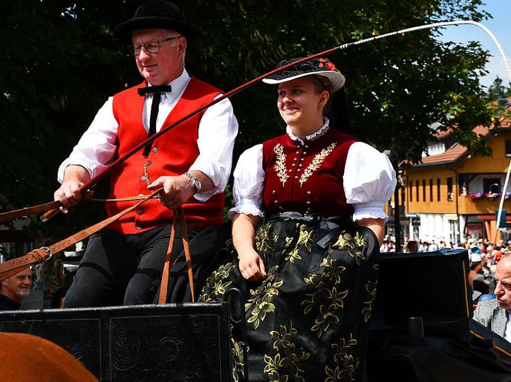 Kreistrachtenfest in Hinterzarten mit knapp 50 teilnehmenden Gruppen