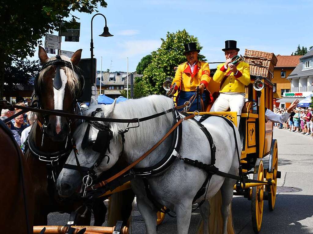 Kreistrachtenfest in Hinterzarten mit knapp 50 teilnehmenden Gruppen