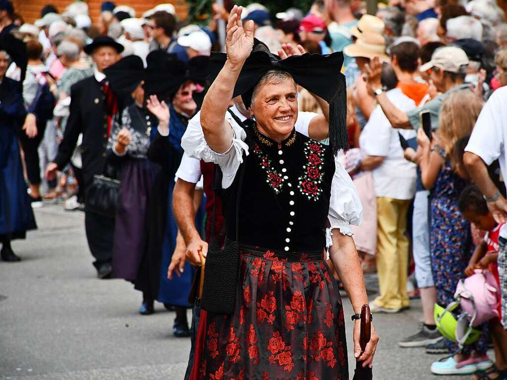 Kreistrachtenfest in Hinterzarten mit knapp 50 teilnehmenden Gruppen