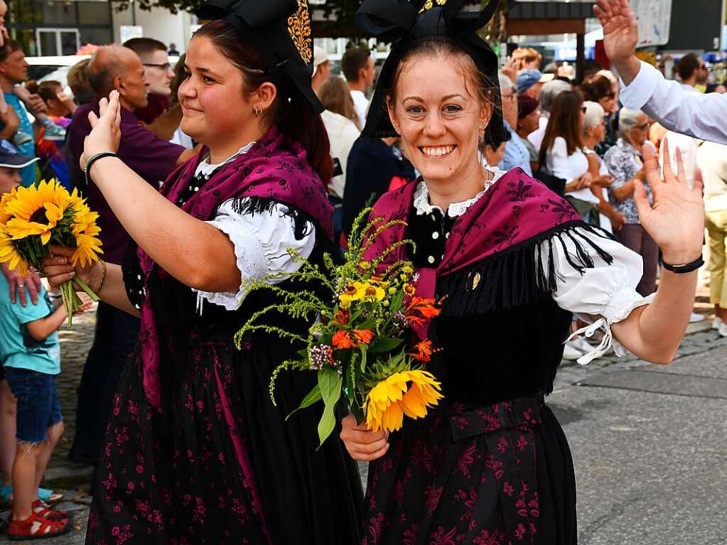 Kreistrachtenfest in Hinterzarten mit knapp 50 teilnehmenden Gruppen