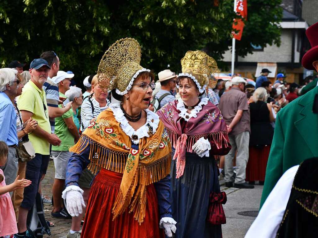 Kreistrachtenfest in Hinterzarten mit knapp 50 teilnehmenden Gruppen