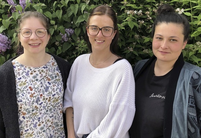 Anna Kaufmann (von links), Theresa Bum...ind das Team der Naturkita Rebzwergle.  | Foto: Gemeinde Ringsheim