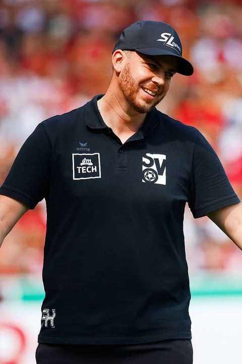 Oberacherns Cheftrainer Fabian Himmel.  | Foto: Philipp von Ditfurth (dpa)