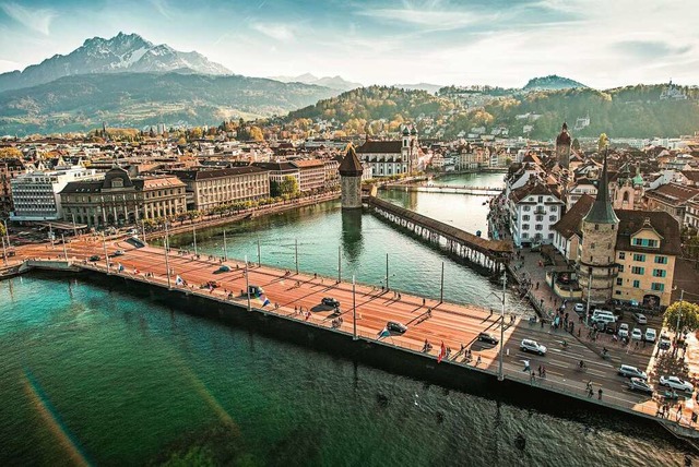 Hhepunkt der Zentralschweiz: die Altstadt von Luzern  | Foto: Ricardo Perret