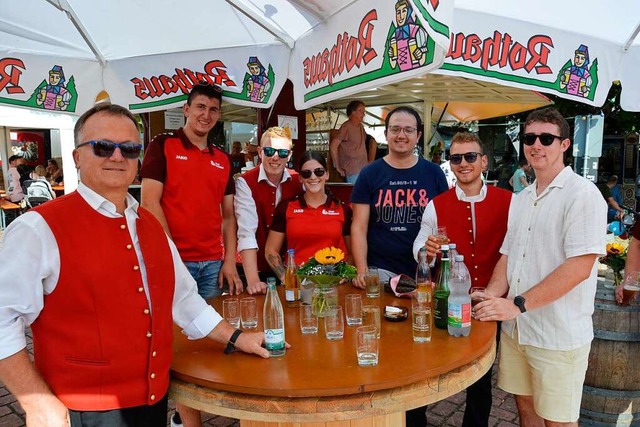 Gute Laune: Tausende Besucher kamen  i...tetten beim Lorenzemrt-Hock zusammen.  | Foto: Sophia Hesser