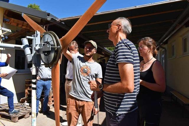 Waldkindergarten Lörrach soll Strom vom selbstgebauten Windrad bekommen