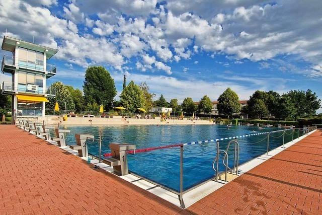 Die ganz heie Phase im Parkschwimmbad Lrrach ist vorbei